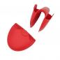 Preview: Silikon Fingerschutz 2-er Set mit Magnet rot