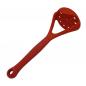 Preview: Silikon Küchenhelfer Kartoffelstampfer 30 cm rot