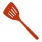 Preview: Silikon Küchenhelfer Schlitzwender schräg 31 cm rot