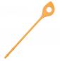 Preview: Silikon Küchenhelfer Spitzlöffel 28 cm orange
