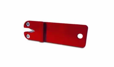 Küchenhelfer Messerschärfer rot