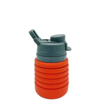 Küchenhelfer Silikon faltbare Trinkflasche rot