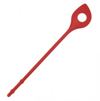 Silikon Küchenhelfer Spitzlöffel 28 cm rot