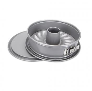 Springform mit Flach- und Rohrboden 26 und 28 cm