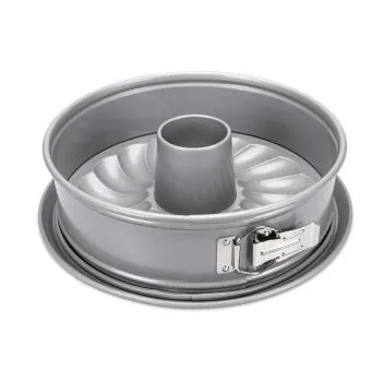 Springform mit Flach- und Rohrboden 26 bis 28 cm