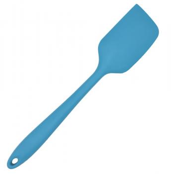 Silikon Küchenhelfer Teigschaber groß 28 cm blau