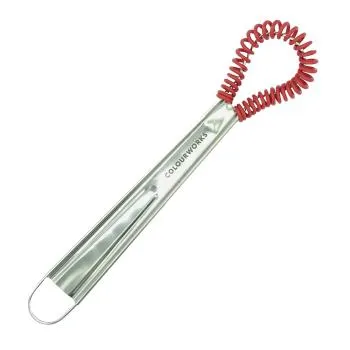 Silikon Küchenhelfer Tellerbesen 21 cm rot