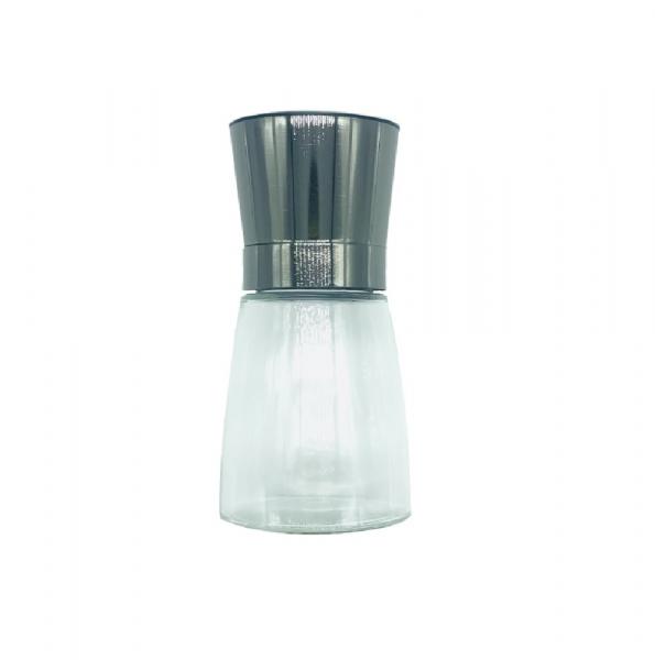 Küchenhelfer Gewürzmühle mit Glasbehälter anthrazit