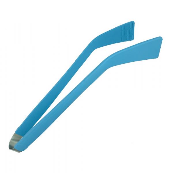 Silikon Küchenhelfer Grillzange 32 cm blau