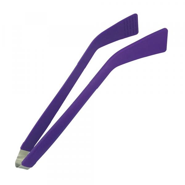 Silikon Küchenhelfer Grillzange 32 cm lila