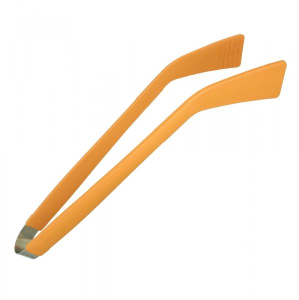 Silikon Küchenhelfer Grillzange 32 cm orange