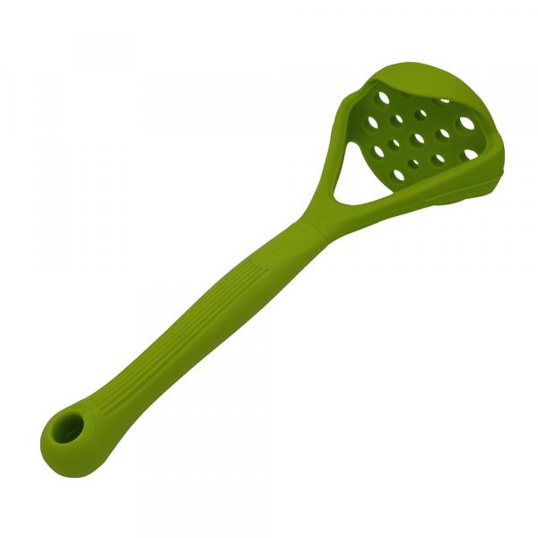 Silikon Küchenhelfer Kartoffelstampfer 30 cm grün