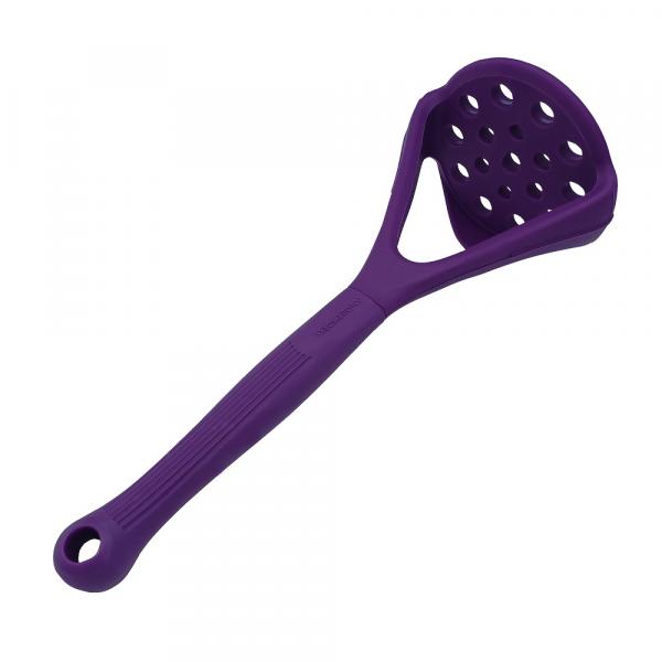 Silikon Küchenhelfer Kartoffelstampfer 30 cm lila