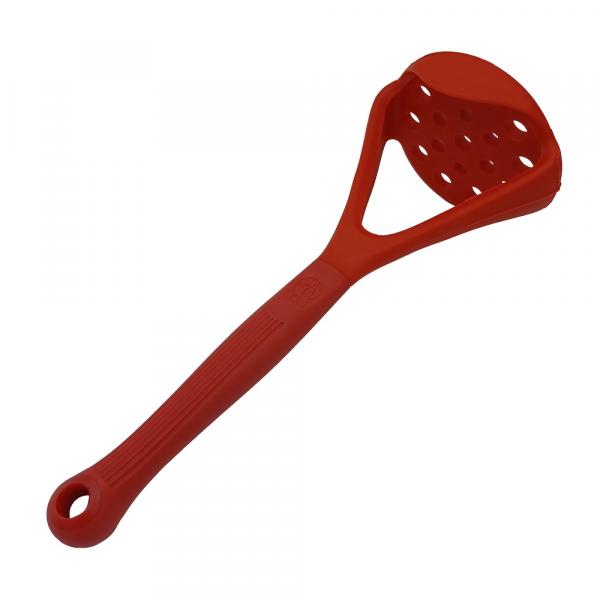 Silikon Küchenhelfer Kartoffelstampfer 30 cm rot