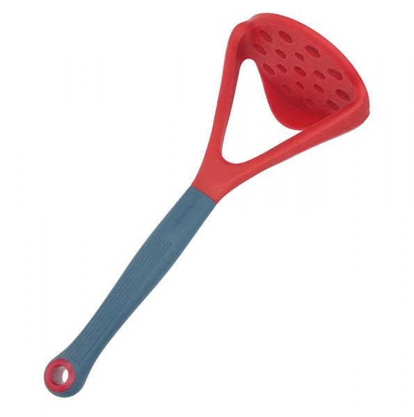 Silikon Küchenhelfer Kartoffelstampfer 30 cm rot