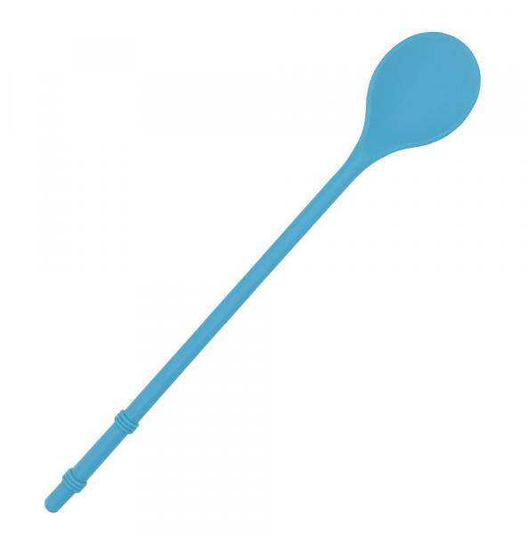 Silikon Küchenhelfer Kochlöffel 28 cm blau