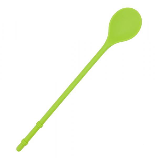 Silikon Küchenhelfer Kochlöffel 28 cm grün