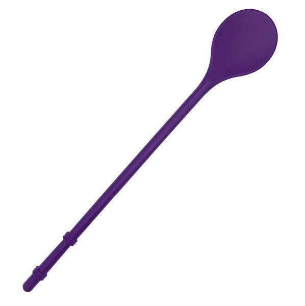 Silikon Küchenhelfer Kochlöffel 28 cm lila