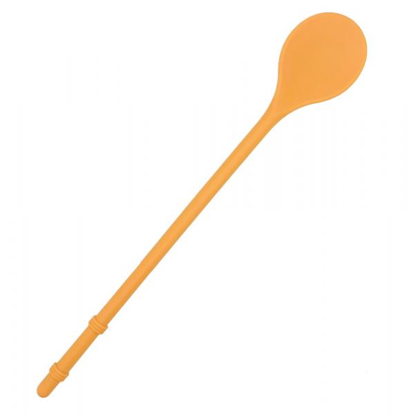 Silikon Küchenhelfer Kochlöffel 28 cm orange