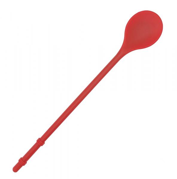Silikon Küchenhelfer Kochlöffel 28 cm rot