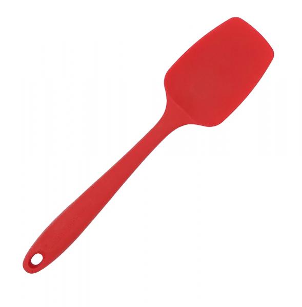 Silikon Küchenhelfer Löffel mini 20 cm rot
