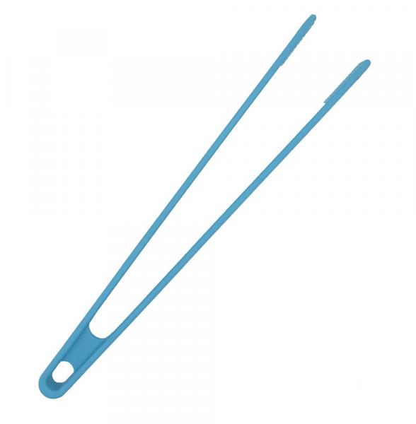 Silikon Küchenhelfer Pinzette 28 cm blau