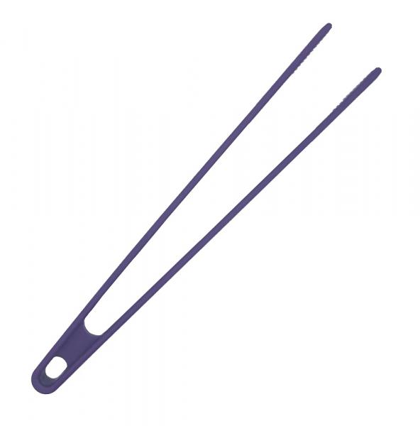 Silikon Küchenhelfer Pinzette 28 cm lila