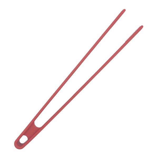 Silikon Küchenhelfer Pinzette 28 cm rot