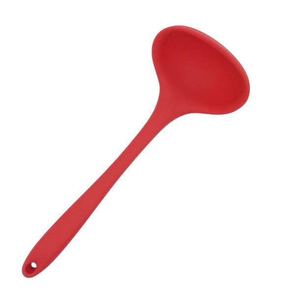 Silikon Küchenhelfer Schöpfer 28 cm rot