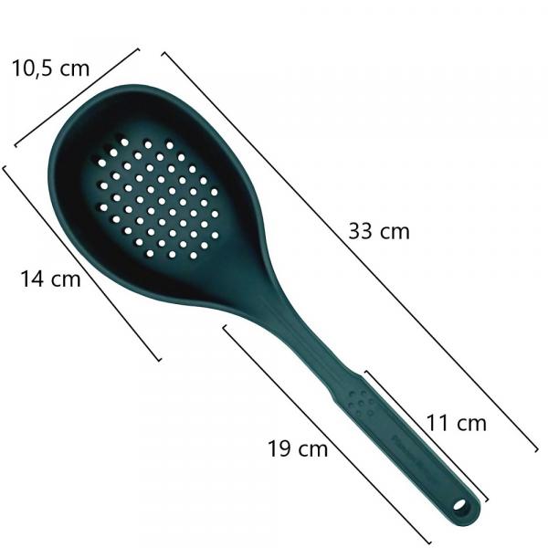 Silikon Küchenhelfer Schaumlöffel 33 cm