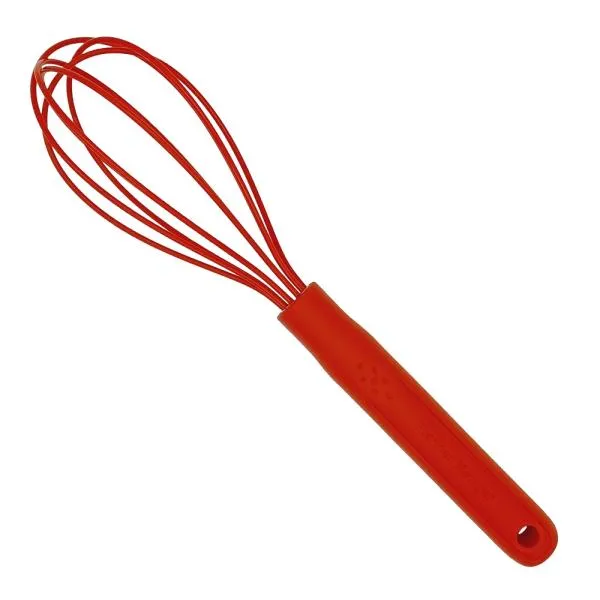 Silikon Schneebesen extra 26 cm rot