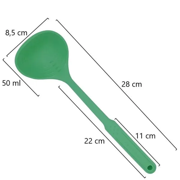 Silikon Küchenhelfer Schöpfkelle 28 cm