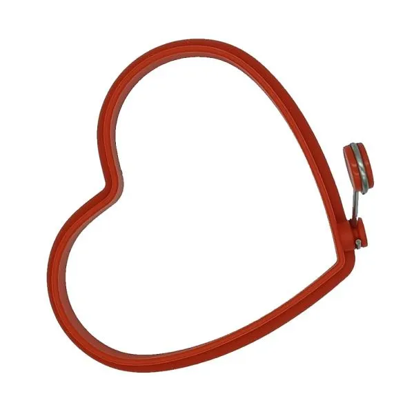 Silikonform Spiegeleiform Herz rot