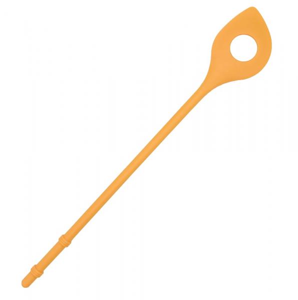 Silikon Küchenhelfer Spitzlöffel 28 cm orange