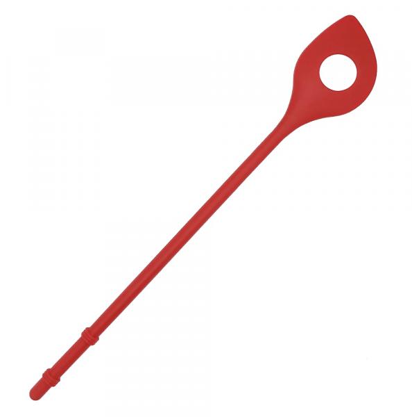 Silikon Küchenhelfer Spitzlöffel 28 cm rot