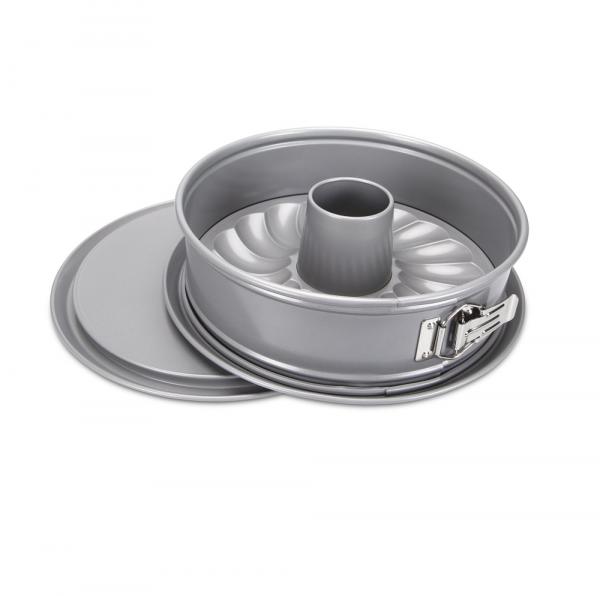 Springform mit Flach- und Rohrboden 26 und 28 cm